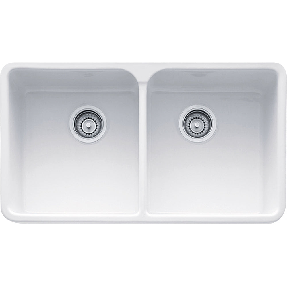 FRANKE MHK720-31 MANOR HOUSE AF FC DBL 33CAB FIRECLAY SINK