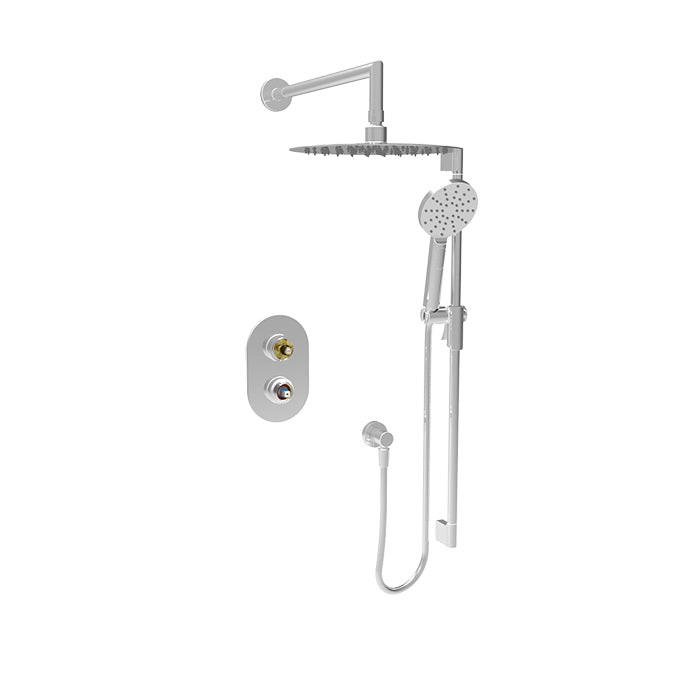 BARIL PRO-2811-80 Complete pressure balanced shower kit (without handle)