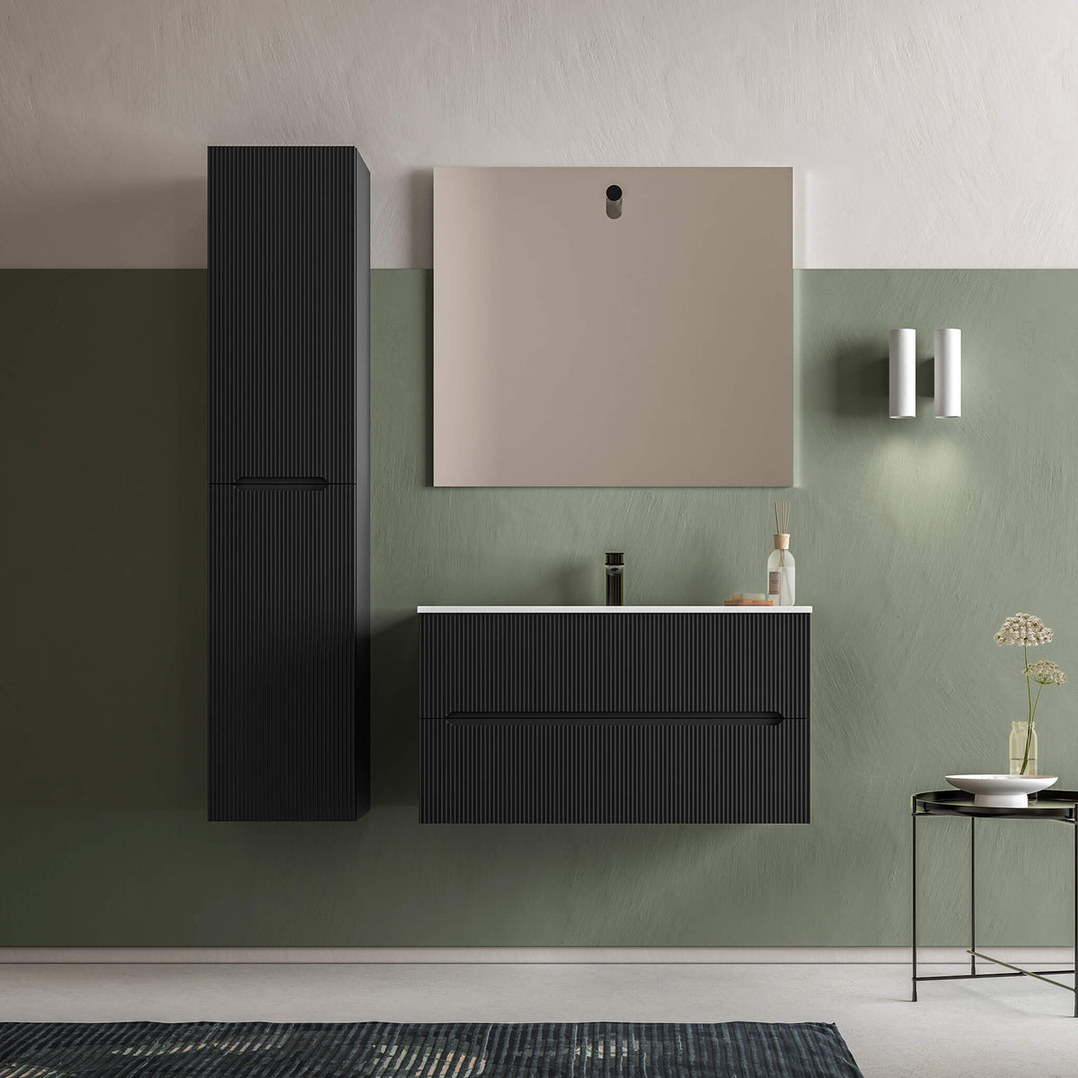 STONETOUCH RUN36 Runway Wall Mounted Vanity 36"