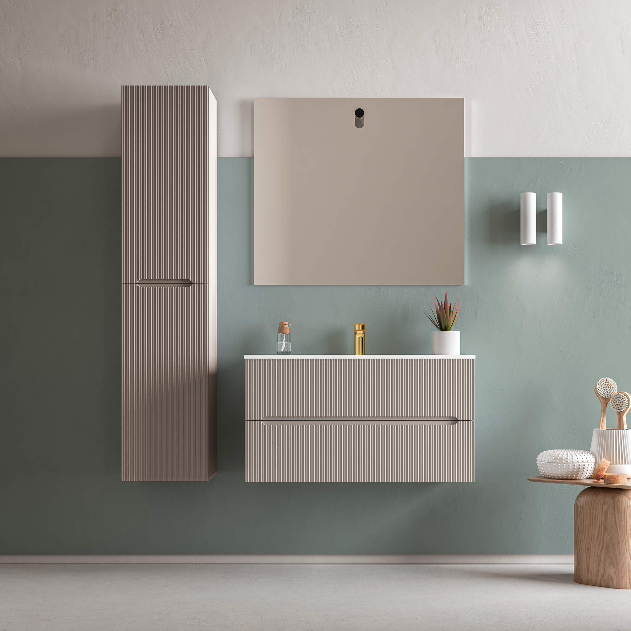 STONETOUCH RUN36 Runway Wall Mounted Vanity 36" Secondary image