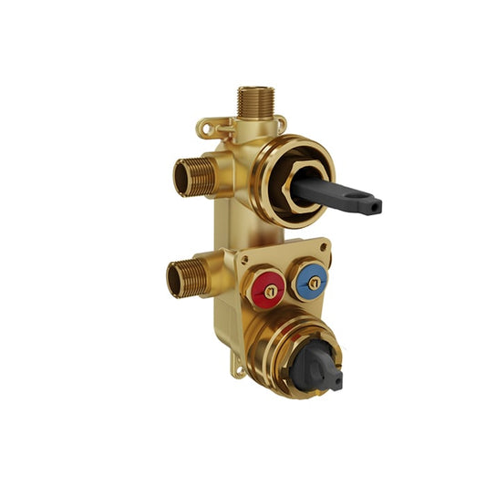 BARIL VALVES RVA-9501-00 1-2-3-way thermostatic pressure-balanced rough-in (NPT/sweat)