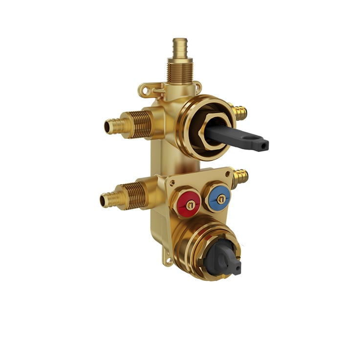BARIL VALVES RVA-9501-P0 1-2-3-way thermostatic pressure-balanced rough-in (PEX)
