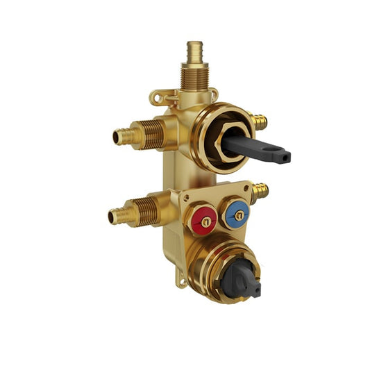 BARIL VALVES RVA-9501-P0 1-2-3-way thermostatic pressure-balanced rough-in (PEX)