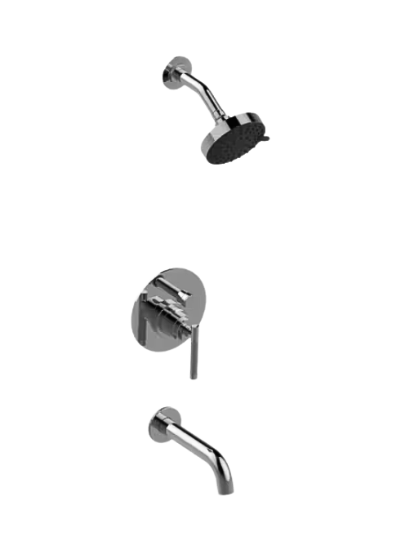 Graff Harley S01L103FR-T Pressure Balancing Shower System - Tub and Shower (Trim)