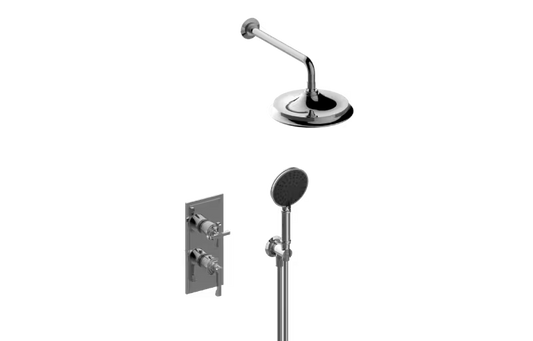 Graff VignolaS30L1X102FR-TM-Series Thermostatic Shower System - Shower with Handshower (Trim)