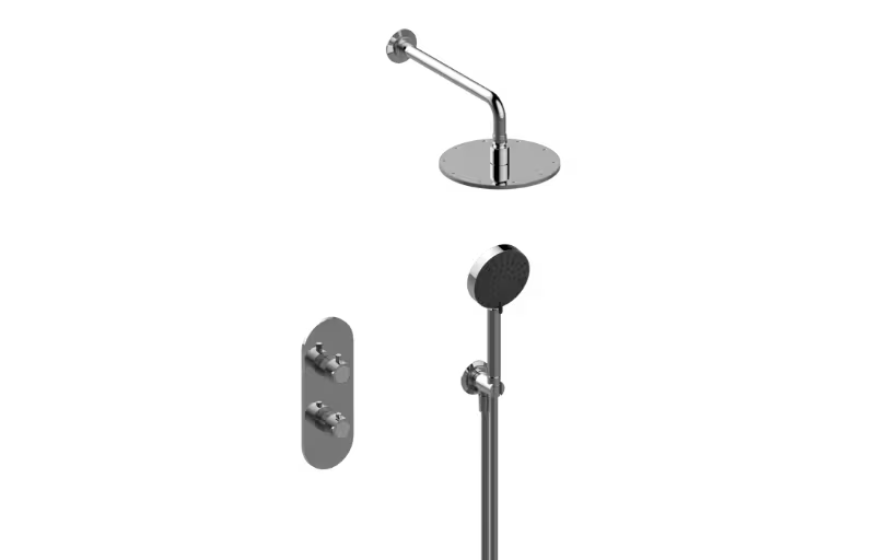 Graff CameoS30RK01FR-TM-Series Thermostatic Shower System - Shower with Handshower (Trim) Main image