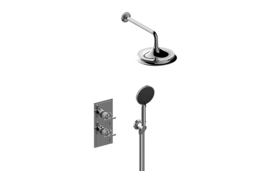 Graff VignolaS30X102FR-TM-Series Thermostatic Shower System - Shower with Handshower (Trim)