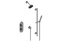 Graff Ametis S50L105FR-TM-Series Thermostatic Shower System - Shower with Handshower (Trim)