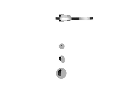 Graff Ametis S70L105-TM-Series Thermostatic Shower System - Ametis Ring (Trim)