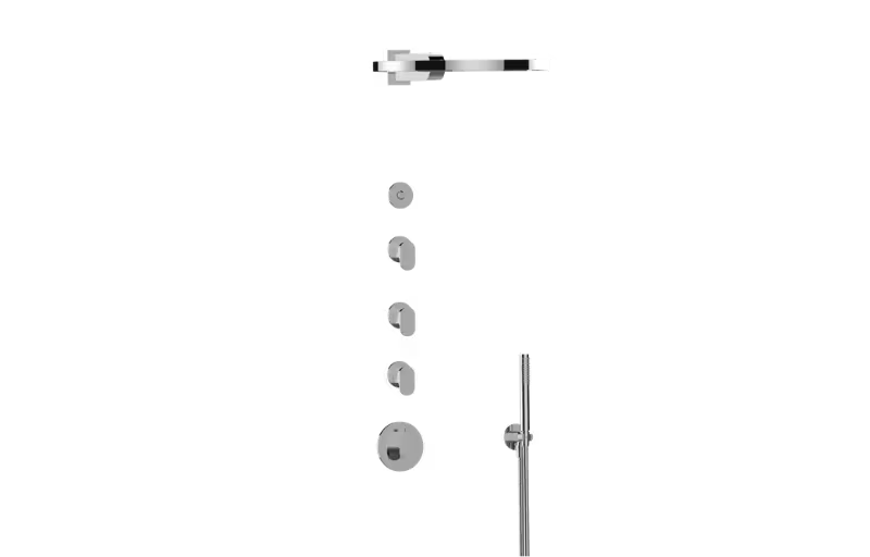 Graff Ametis S73L105-TM-Series Thermostatic Shower System - Ametis Ring (Trim) Main image