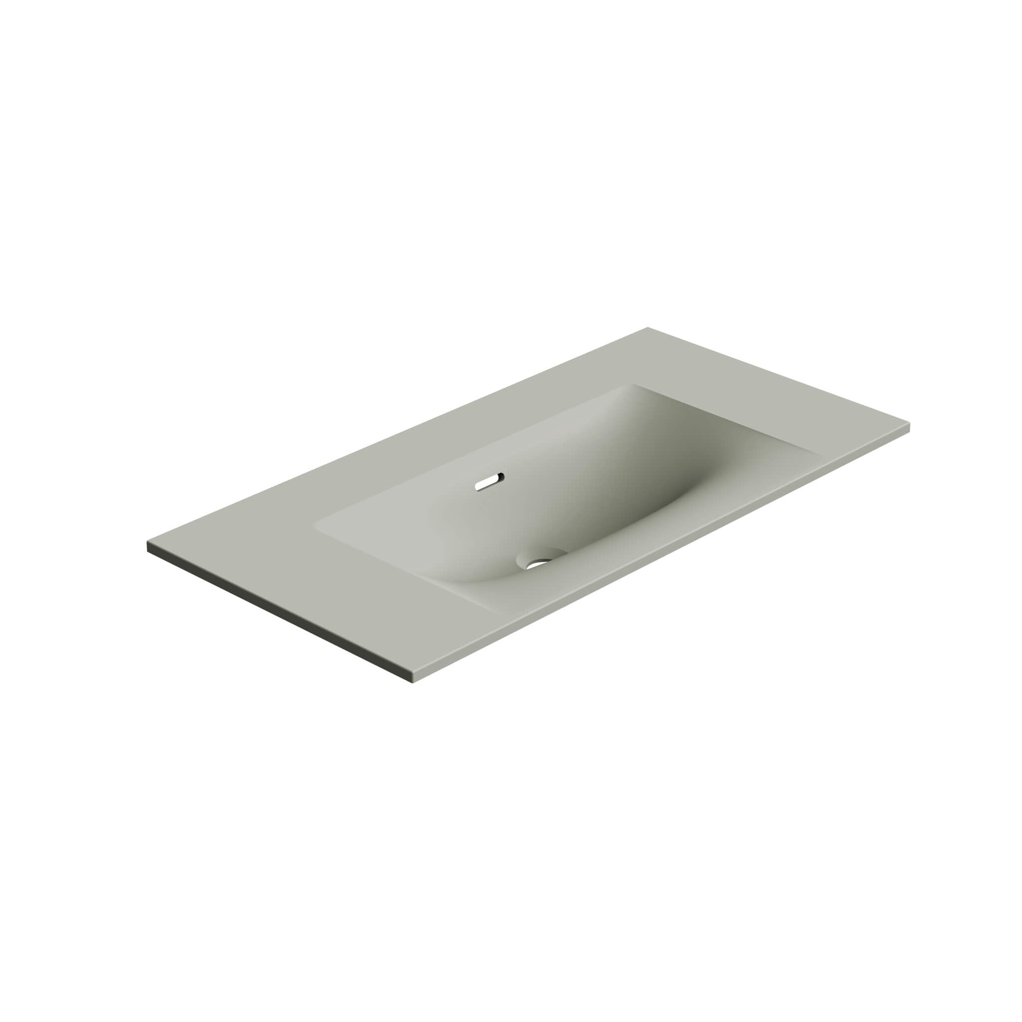STONETOUCH NEV36 Neve 36'' Mineralsolid Vanity Top - No Hole Secondary image