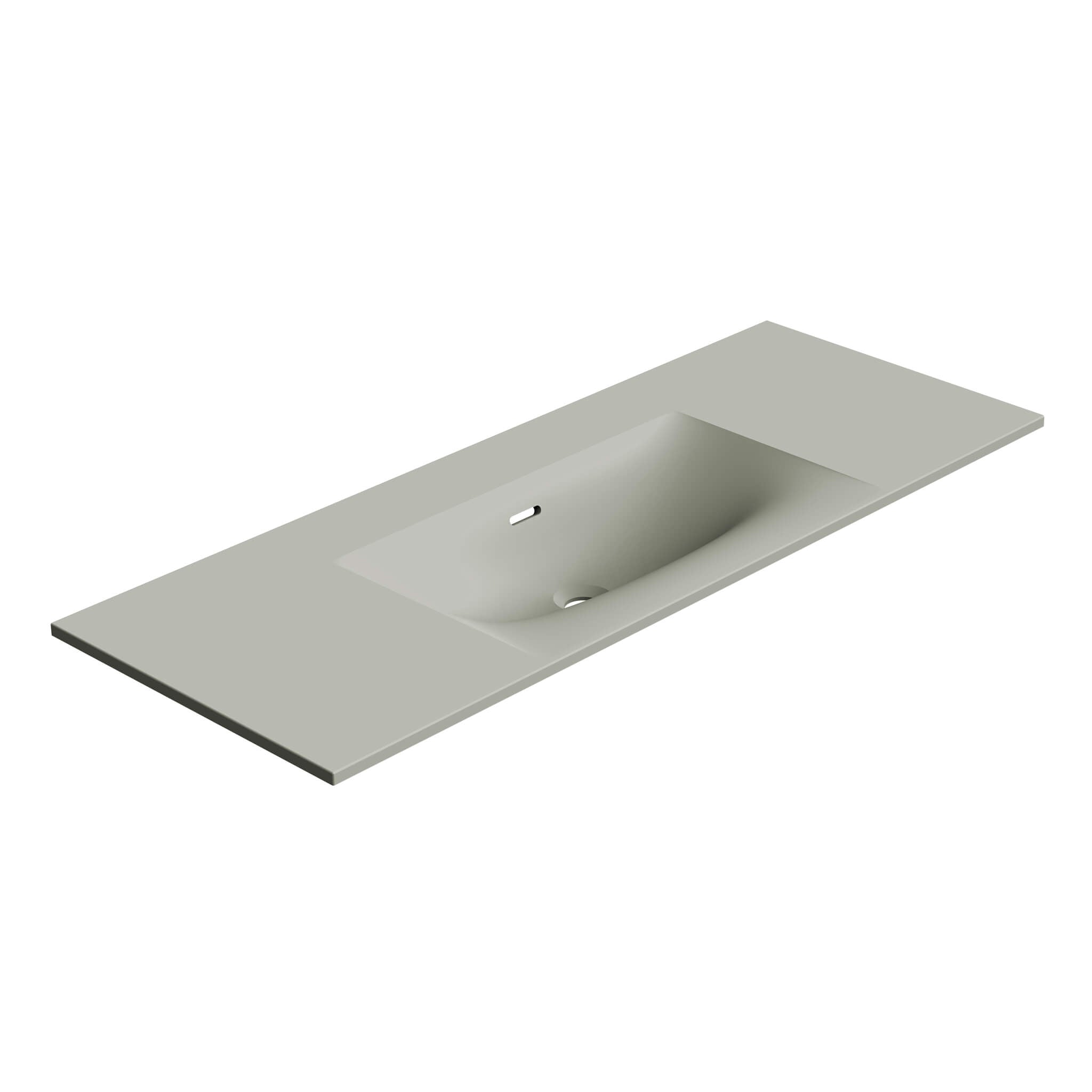 STONETOUCH NEV48 Neve 48'' Mineralsolid Vanity Top - No Hole Secondary image