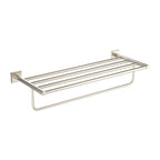 SYDNEY SYD-TR-S 24-Inch Towel Rack With Square Rosette