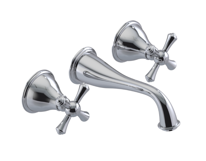 RUBINET 1GFMC Jasmin Wall Mount Lav. Set. (less drain) Trim Only