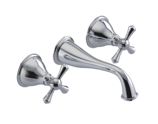 RUBINET 1GFMC Jasmin Wall Mount Lav. Set. (less drain) Trim Only