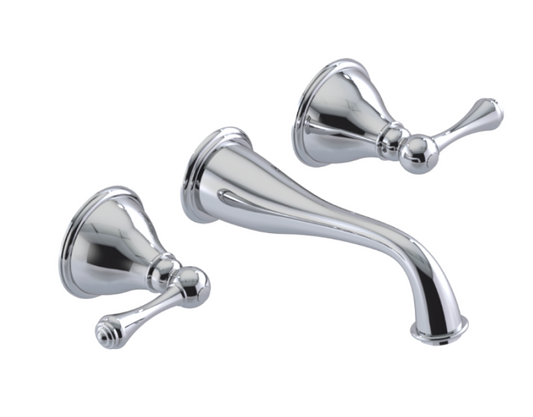 RUBINET 1GFML Jasmin Wall Mount Lav. Set. (less drain) Trim Only