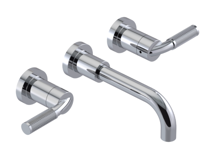 RUBINET 1GHLL H2O Wall Mount Lav. Set.  with LaSalle Spout (less drain) Trim Only