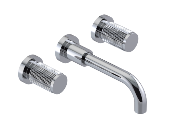 RUBINET 1GHLR H2O Wall Mount Lav. Set.  with LaSalle Spout (less drain) Trim Only