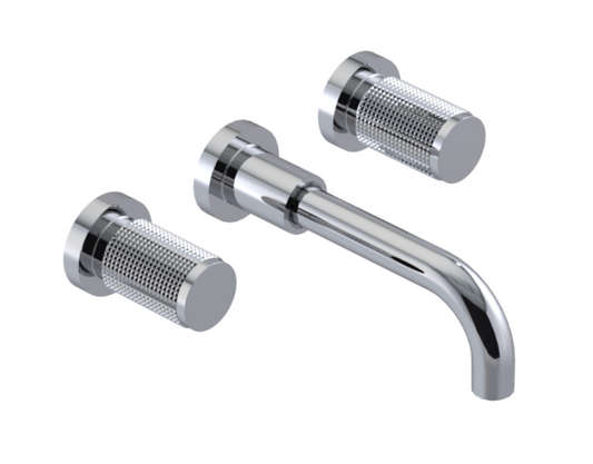 RUBINET 1GHLR H2O Wall Mount Lav. Set.  with LaSalle Spout (less drain) Trim Only