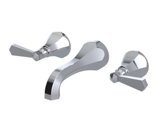 RUBINET 1GHXL Hexis Wall Mount Lav. Set. (less drain) Trim Only