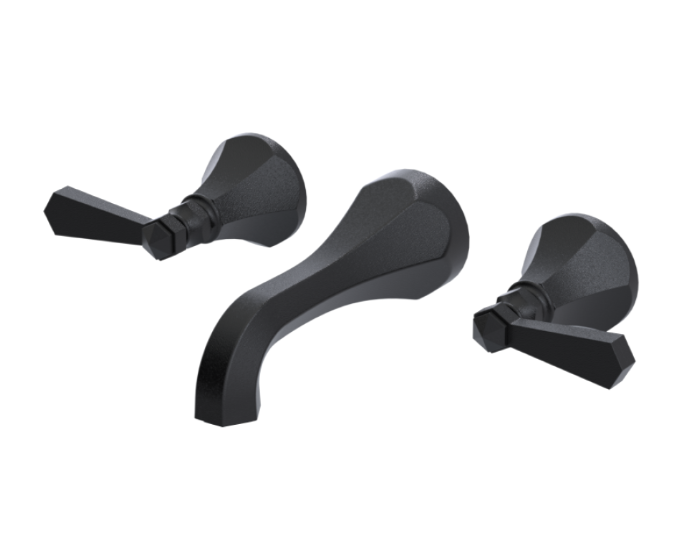 RUBINET 1GHXL Hexis Wall Mount Lav. Set. (less drain) Trim Only