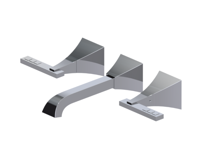 RUBINET 1GICL Ice Wall Mount Lav. Set. (less drain) Trim Only Main image