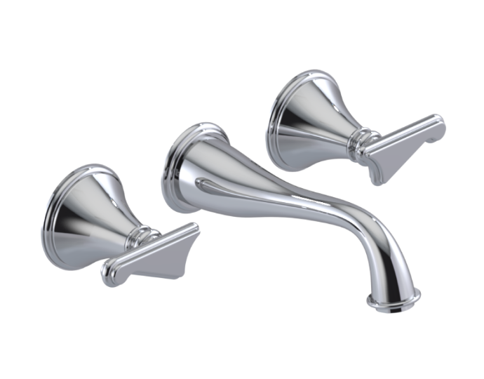 RUBINET 1GJSS Jasmin Wall Mount Lav. Set. (less drain) Trim Only