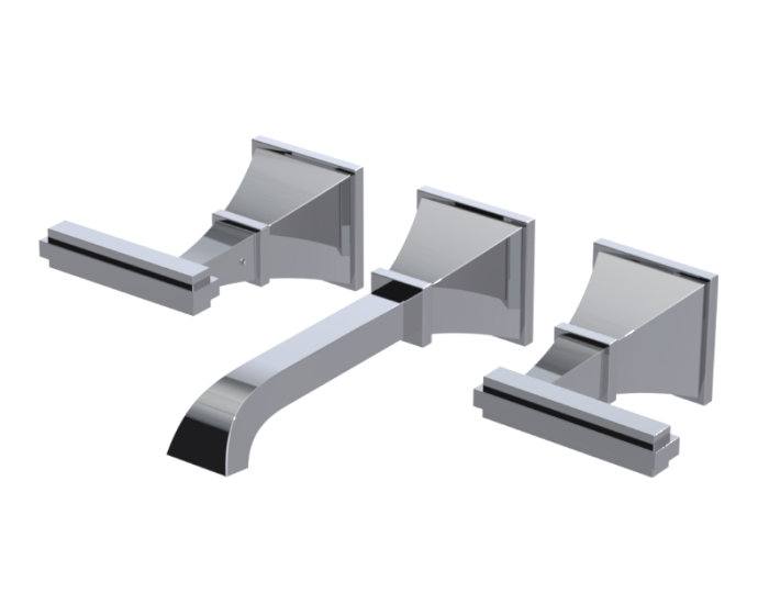 RUBINET 1GMQL Matthew Quinn Wall Mount Lav. Set. (less drain) Trim Only