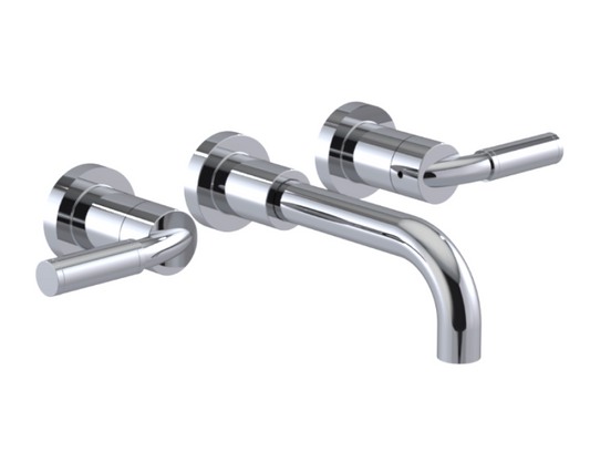 RUBINET 1GNLL Genesis Wall Mount Lav. Set.  with LaSalle Spout (less drain) Trim Only