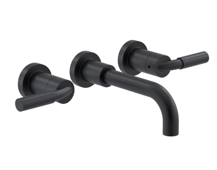 RUBINET 1GNLL Genesis Wall Mount Lav. Set.  with LaSalle Spout (less drain) Trim Only