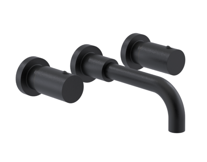 RUBINET 1GNLR Genesis Wall Mount Lav. Set.  with LaSalle Spout (less drain) Trim Only Secondary image