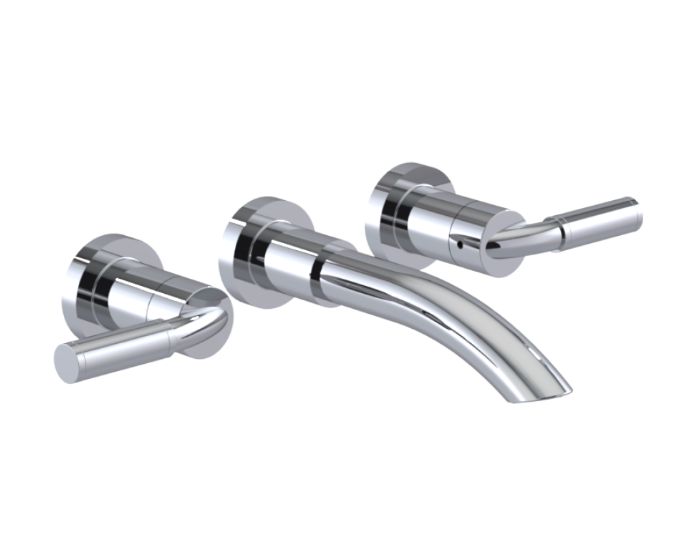 RUBINET 1GNVL Nouveau Wall Mount Lav. Set. (less drain) Trim Only