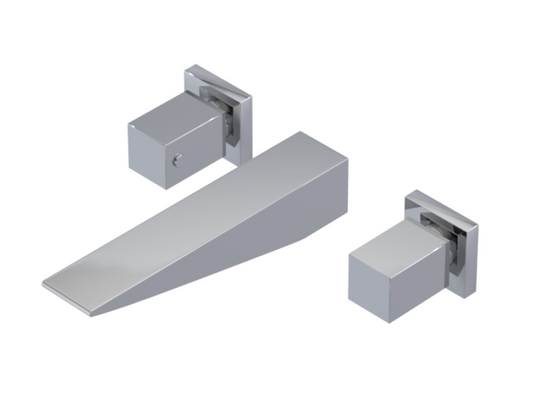 RUBINET 1GRSQ Seven Wall Mount Lav. Set. (less drain) Trim Only