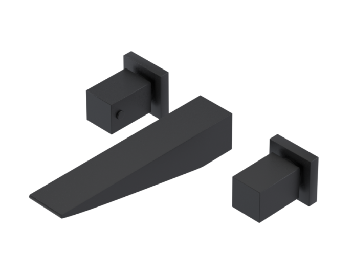 RUBINET 1GRSQ Seven Wall Mount Lav. Set. (less drain) Trim Only