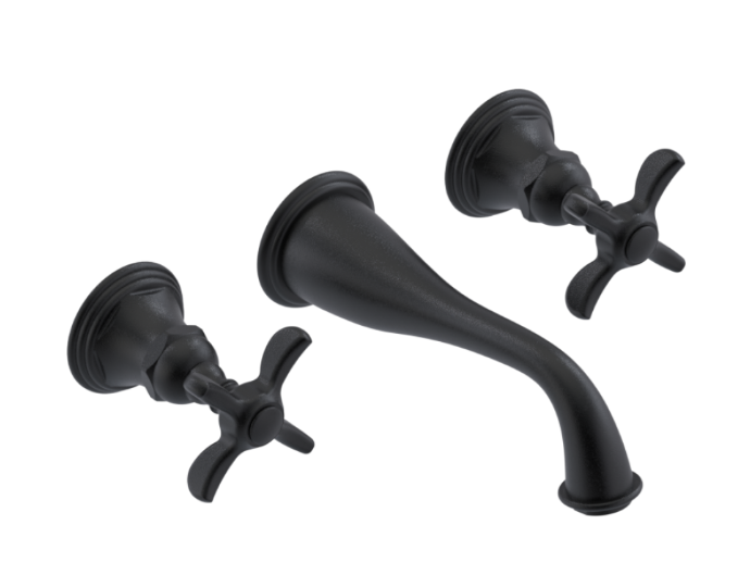RUBINET 1GRVJC Raven Wall Mount Lav. Set with Jasmin spout (Less Drain) Trim Only Secondary image