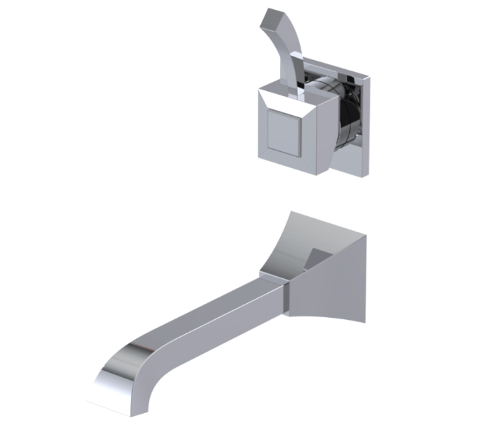 RUBINET 1JICL Ice Wall Mount Single Control Lav. Set. (less drain) Trim Only Main image