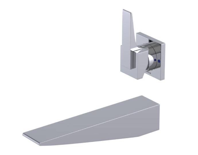 RUBINET 1JRSL Seven Wall Mount Single Control Lav. Set. (less drain) Trim Only Main image