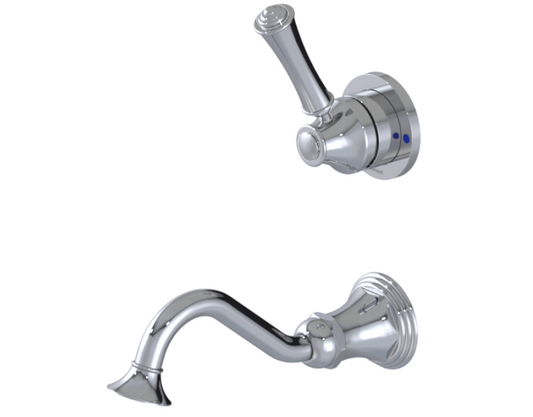 RUBINET 1JRVL Raven Wall Mount Single Control Lav Set (Less Drain) Trim Only