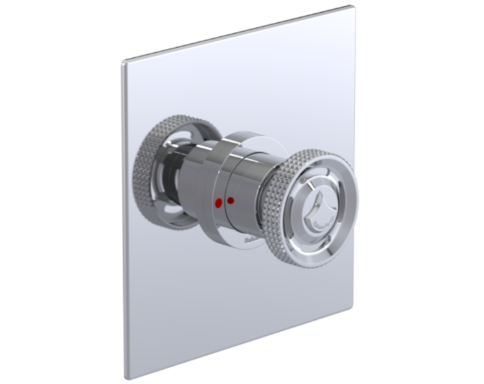 RUBINET 202LAR LaSalle Pressure Balance Shower with Fixed Shower Head & Arm 8? Wall Mount Trim Only Main image