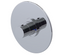 RUBINET 202NVR Nouveau Pressure Balance Shower with Fixed Shower Head & Arm 8? Wall Mount Trim Only