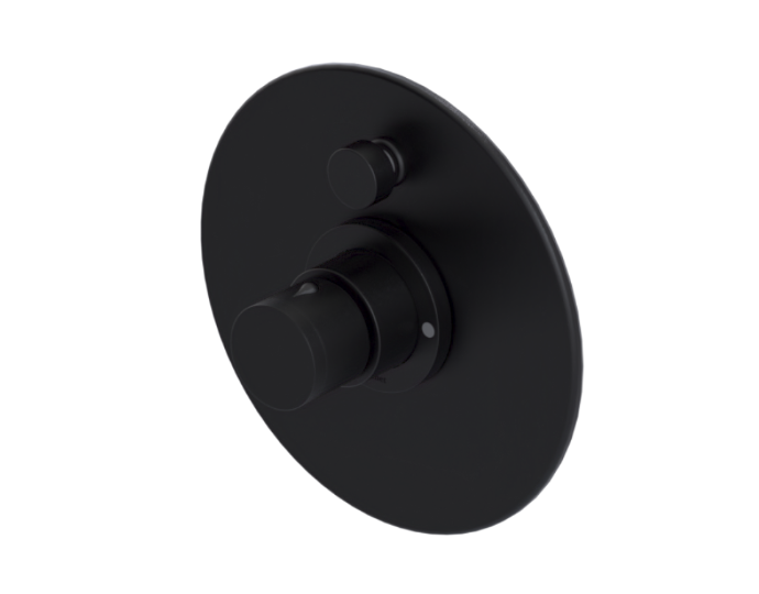 RUBINET 212NVR Nouveau Pressure Balance Shower with Fixed Shower Head & Arm,
Hand Held Shower, Adjustable Slide Bar & Integral Supply 8? Wall Mount Trim Only