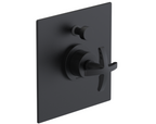 RUBINET 222LAR LaSalle Pressure Balance Tub & Shower with
Fixed Shower Head & Arm with Tub Filler Spout 8? Wall Mount Trim Only