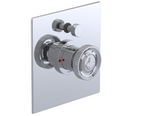 RUBINET 222LAR LaSalle Pressure Balance Tub & Shower with
Fixed Shower Head & Arm with Tub Filler Spout 8? Wall Mount Trim Only
