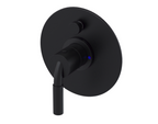 RUBINET 222NVR Nouveau Pressure Balance Tub & Shower with
Fixed Shower Head & Arm with Tub Filler Spout 8? Wall Mount Trim Only