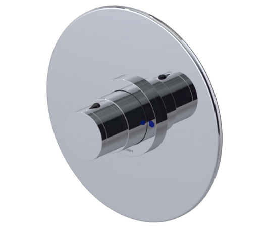 RUBINET 232NVR Nouveau Pressure Balance Tub & Shower with Three Way Diverter
Shared Flow, Fixed Shower Head & Arm, Tub Filler Spout,
Hand Held Shower, Adjustable Slide Bar & Integral Supply 8? Wall Mount Trim Only