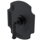 RUBINET 232RVL Raven Pressure Balance Tub & Shower with Three Way Diverter Shared Flow, 8" Wall Mount Shower Head, Tub Filler Spout, Hand Held Shower, Adjustable Bar & Integral Supply (Trim Only)