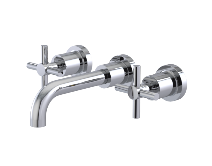 RUBINET 3BGNC Genesis Wall Mount Tub Filler Trim Only