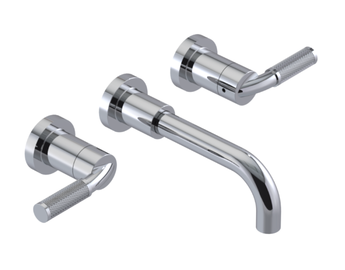 RUBINET 3BHLL H2O Wall Mount Tub Filler with LaSalle Spout  Trim Only