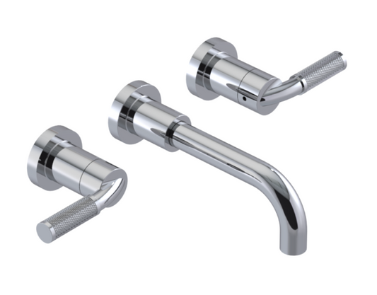 RUBINET 3BHLL H2O Wall Mount Tub Filler with LaSalle Spout  Trim Only