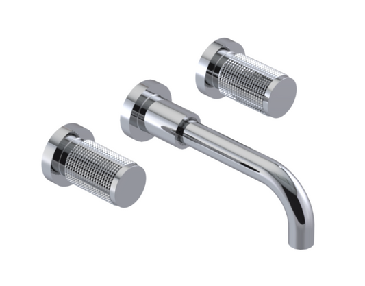 RUBINET 3BHLR H2O Wall Mount Tub Filler with LaSalle Spout  Trim Only